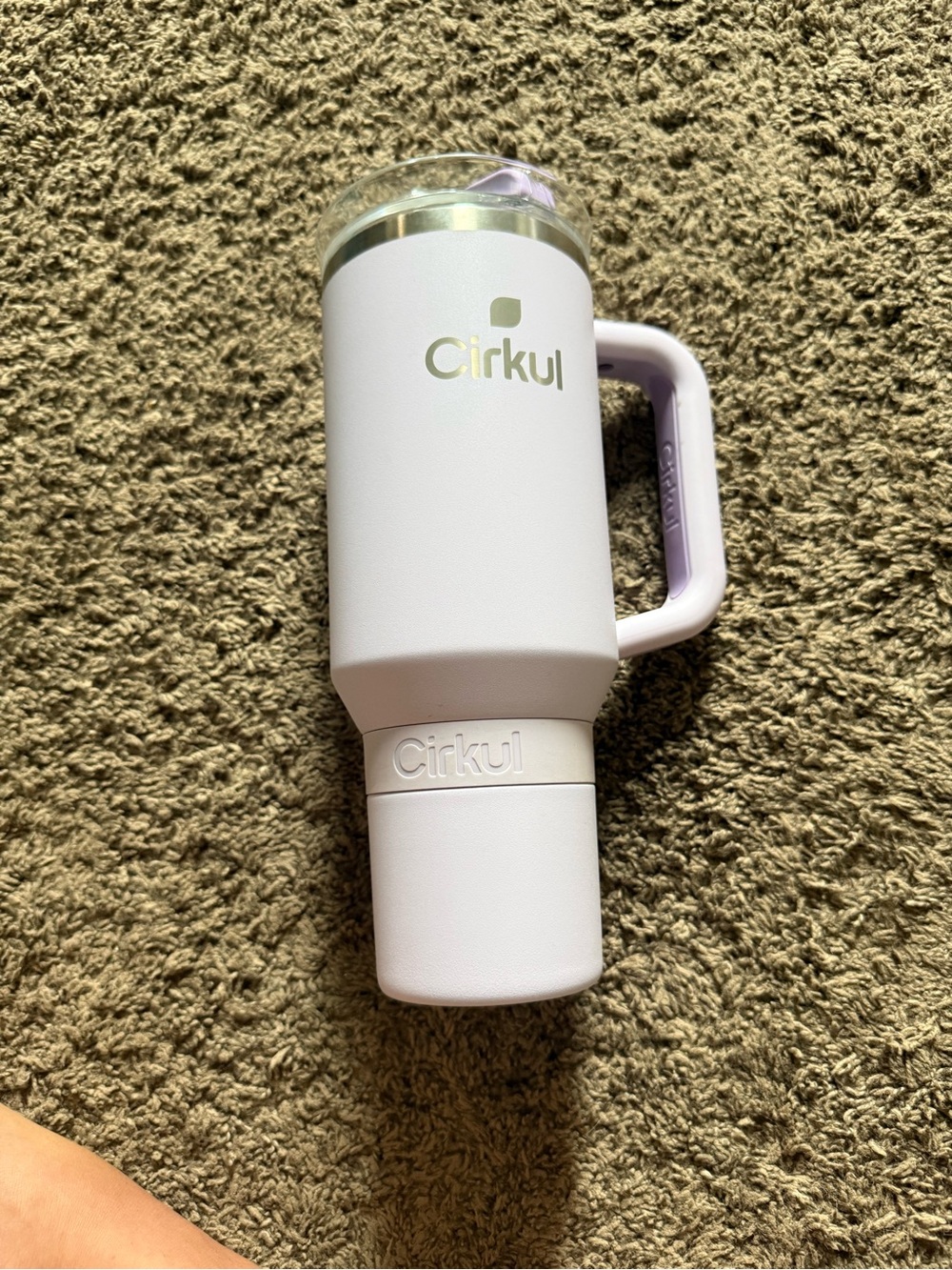 Cirkul Insulated Travel Mug with Handle - Light Lavender